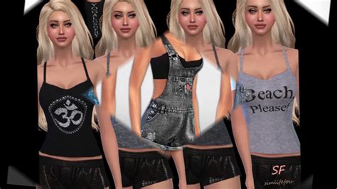 Pack De Ropa Sims 4 Youtube