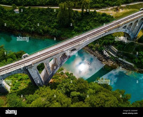 Solkan Bridge In Slovenia World Largest Rail Arch Stone Bridge In The