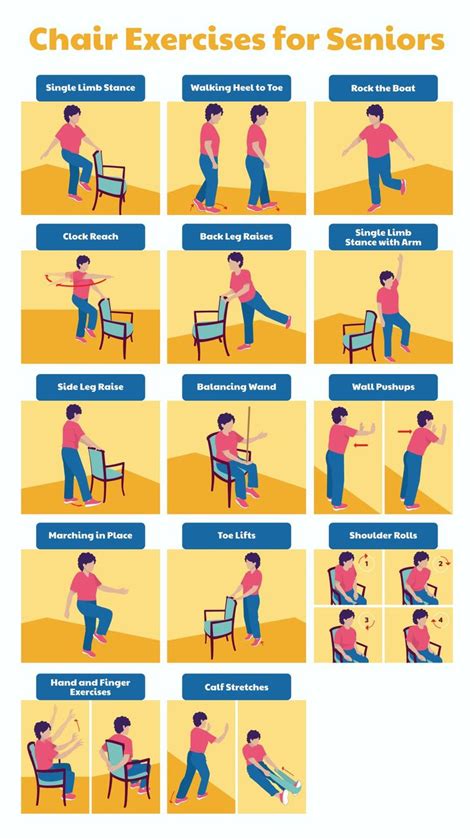 Chair Exercises For Seniors Printable Customize And Print