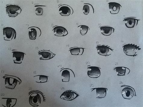 Anime Eyes Ii By Mikalincow On Deviantart