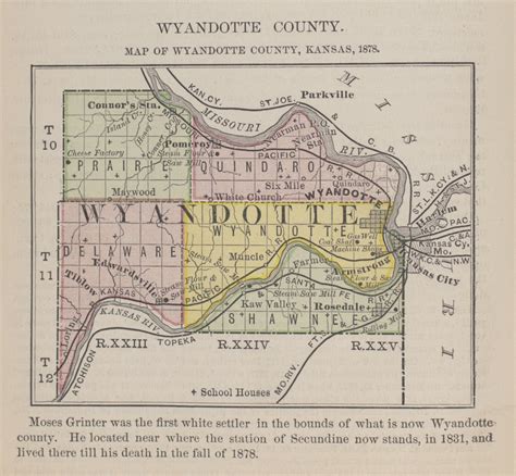 Wyandotte County Kansas Kansas Memory Kansas Historical Society