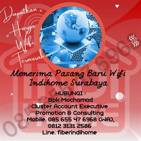 Harga paket mulai dari rp. Update Promo Indihome Pasang Baru Wifi Indihome Surabaya ...
