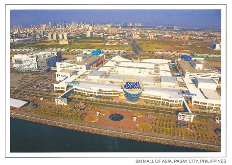 The sm mall of asia is the second shopping mall in the philippines. MY POSTCARD-PAGE
