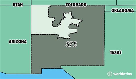 Area Code 575 Location Map Maping Resources