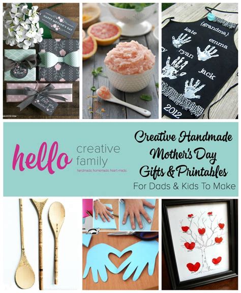 With a personal message and handcrafted image, she. Creative Handmade Mothers Day Gifts and Printables For ...