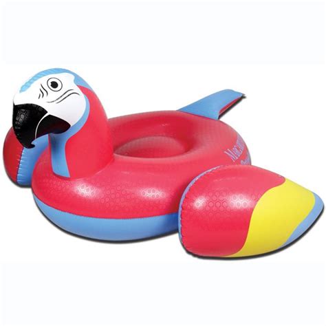 Margaritaville Swimming Pool Rideable Tropical Parrot Inflatable Float