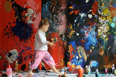 Aelita Andre Is The Youngest Artist In The World Pictolic
