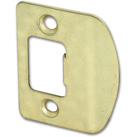 Chadwell Supply Universal Entry Strike Plate Polished Brass