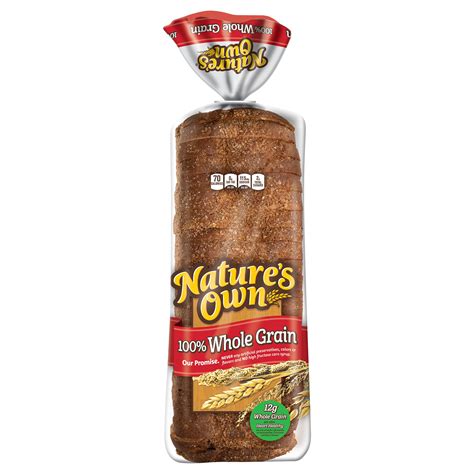 Natures Own 100 Whole Wheat Bread Nutrition Bread Poster
