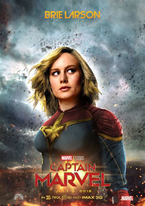 Captain Marvel 2019 Posters Superhero Movies