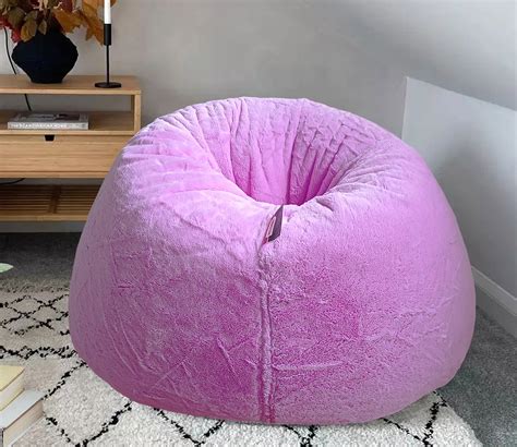 Buy Luxury Furr Bean Bag Cover For Adults Purple Xxxl Online In India At Best Price Modern