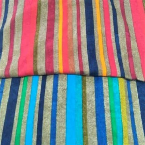 Rayon Striped Fabric GSM 150 200 GSM Packaging Type Lump At Rs 60