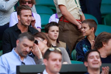 David Beckham Bonds With Sons Romeo And Cruz During A Day Out At