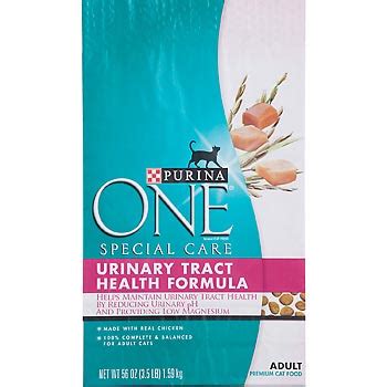 You can imagine how much that cost. Purina One Cat Urinary Tract 7lb