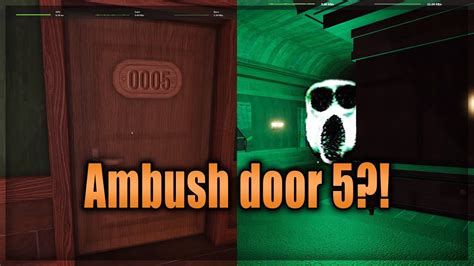 Roblox Doors I Got Ambush On Door 5 Youtube