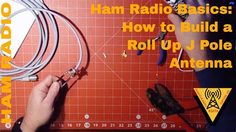 Ham Radio Basics Ladder Line J Pole Antenna Build Youtube