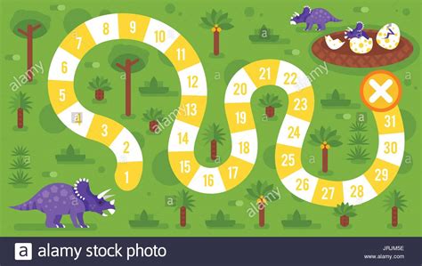 ¡ no hay nada más simple que ésto, para poder realizar en casa un juego memorama original ! Estilo plano Vector ilustración de niños juegos de mesa con los dinosaurios plantilla. Para ...