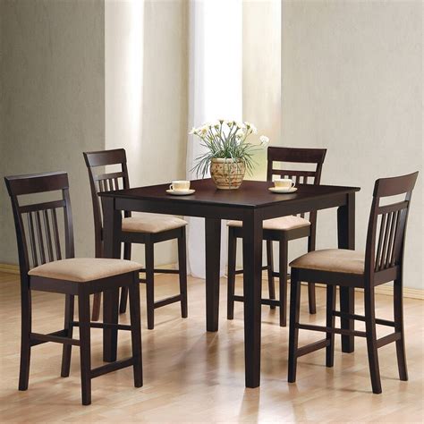 Shop Coaster Fine Furniture Moreland Cappuccino Dining Set With Square