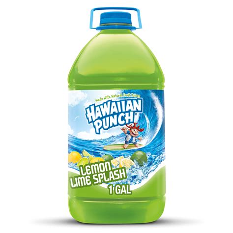 Hawaiian Punch Lemon Lime Splash Juice 128 Fl Oz