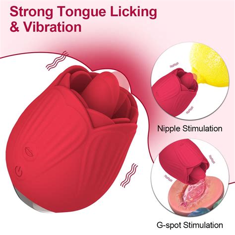 Buy Powerful Rose Sucking Vibrator Female For Women Clit Clitoris Sucker Stimulator Oral Tongue