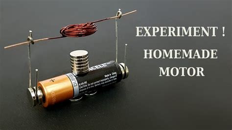 Homemade Motor How To Make A Simple Motor Youtube