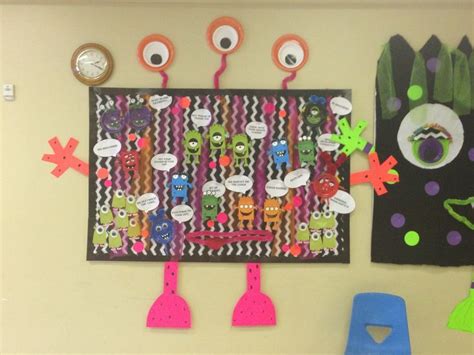 Although i realize that classroom decor is not the most important aspect of teaching, having a pretty classroom makes a nice work environment, not only for my students, but for me as well. Monster Theme | Monster theme classroom, Monster classroom ...