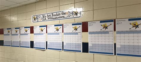 Georgia Milestones Incentive Calendar Milestones, Bulletin Boards