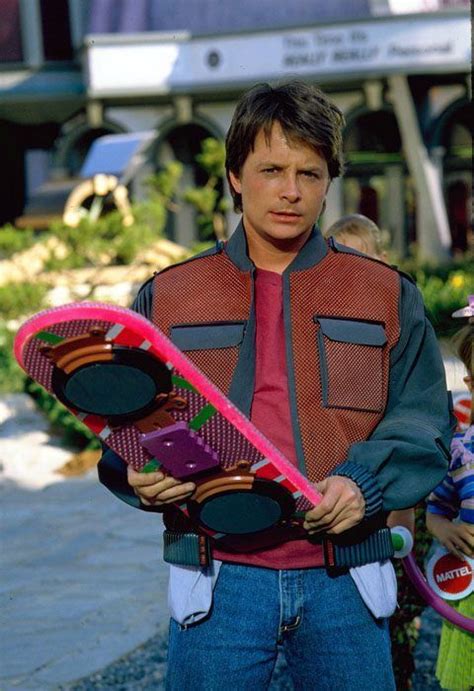 Michael J Fox As Marty Mcfly In Back To The Future Ii The Future