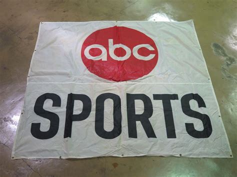 Abc Sports Banner 75x72 Oahu Auctions