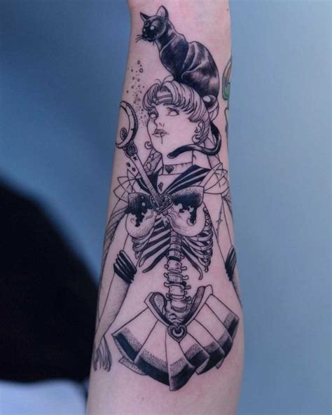Sailor Moon Tattoo Skeleton Best Tattoo Ideas Gallery