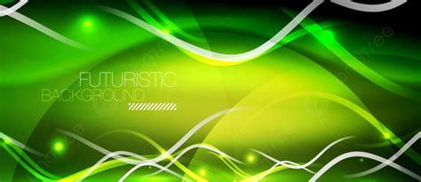 Bright Neon Lines Wave Background Wave Decoration Vector Background