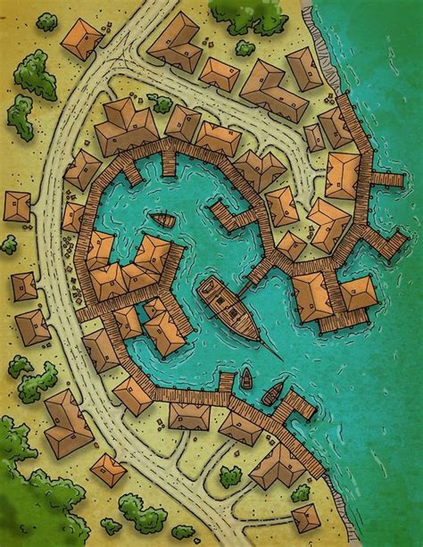 25 Dnd Port City Map Maps Database Source