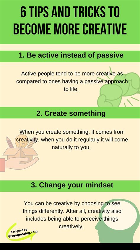 6 Tips And Tricks To Become More Creativ Creativity