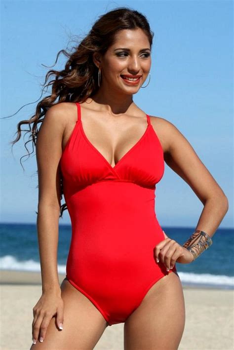Faddy Red One Piece Swimsuit Stylish One Pieces Lionellanet