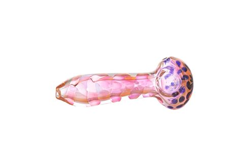 New 4 5 Inch Fume Pink Glass Smoking Pipe Etsy