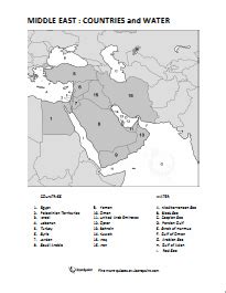 Street names and houses, address search. Blank Map Of Asia And Middle East