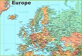 Map of Europe with cities - Ontheworldmap.com