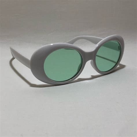 Accessories White Frame Green Lens Clout Goggles Poshmark