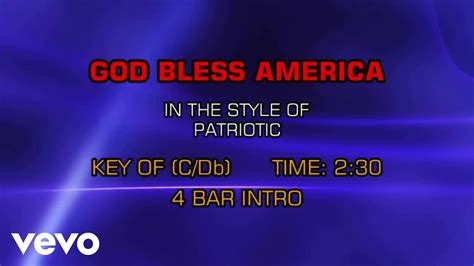 God bless america forced labor camp, released 20 october 2012 1. Standard - God Bless America (Karaoke) - YouTube