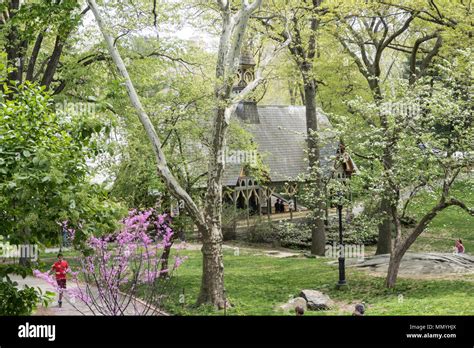 The Dairy Visitor Center And T Shop In Springtime Central Park Nyc