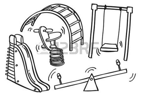 Playground Clipart Black And White Cartoon And Other Clipart Images On