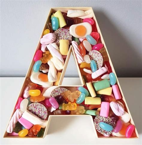 Etsy uk gifts for her. Sweet Letter Box | Candy letters, Sweet box, Chocolate frog