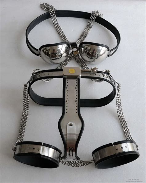female chastity belt 3 in1 sex bondage restraints set bra underwear leggings sex bondage female