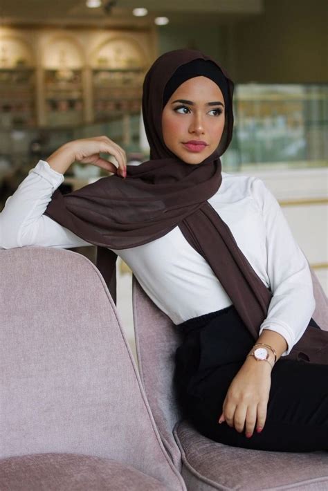 premium chiffon chocolate 2 modern hijab fashion street hijab fashion modest fashion hijab
