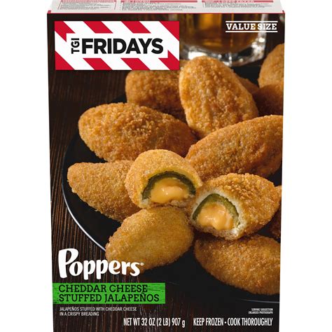 Tgi Fridays Frozen Appetizers Cheddar Cheese Stuffed Jalapeno Poppers