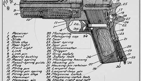 1911 sear and disconnector diagram