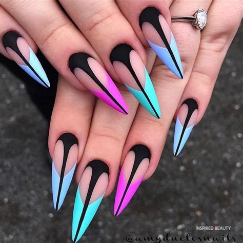 44 Trendy Pointy Stiletto Nail Designs To Inspire You Inspired Beauty