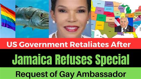 jamaica and the us government in a diplomatic dispute over ambassador s same sex relationship