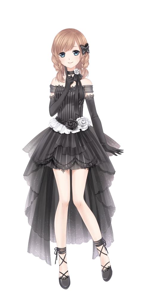 Concept 31 Anime Girl Black Dress