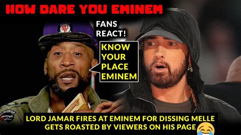 Lord Jamar Fires Back At Eminem Diss Claims To Eminem Em Know Your